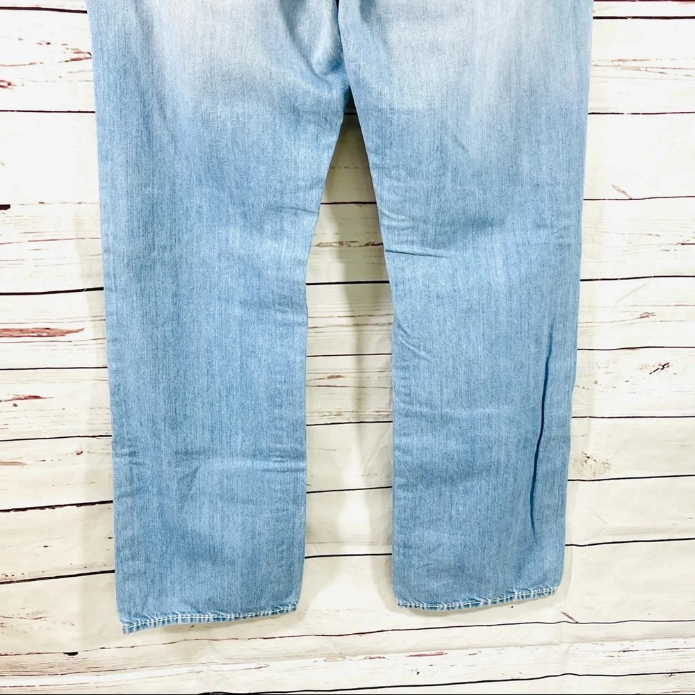 True Religion Section Straight Jeans Mens 38‎ x33 Blue USA Made